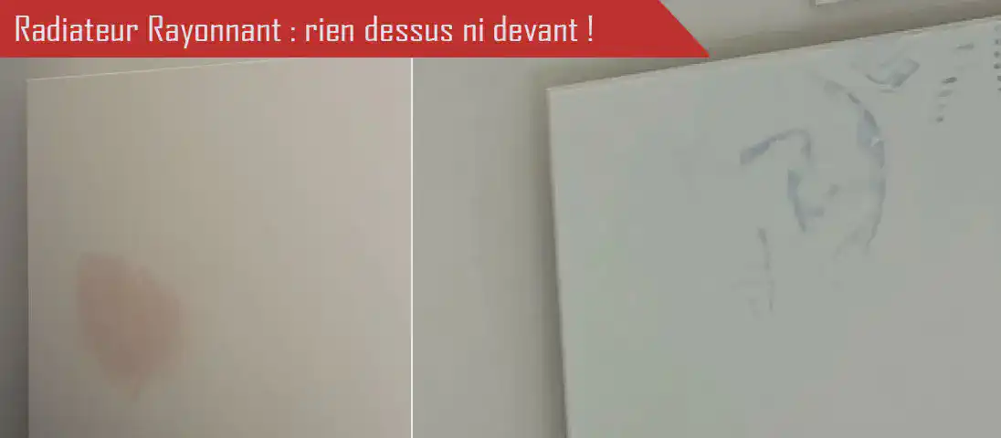 Pourquoi aucun objet ne doit être laissé sur le radiateur ?